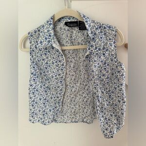 Vintage floral vest
